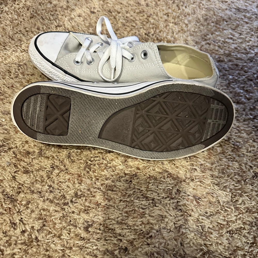 Gray Low-Top Sneakers